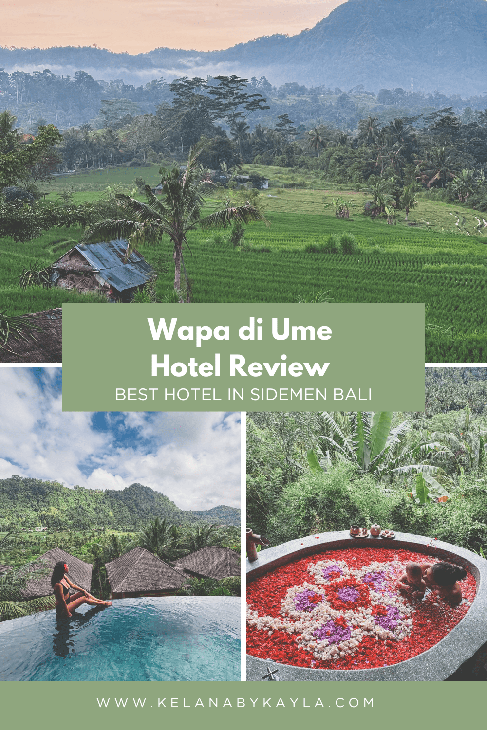 wapadiume-hotelreview-Pinterest Pin Wapa di ume hotel review pin. 3 images of sidemen and title